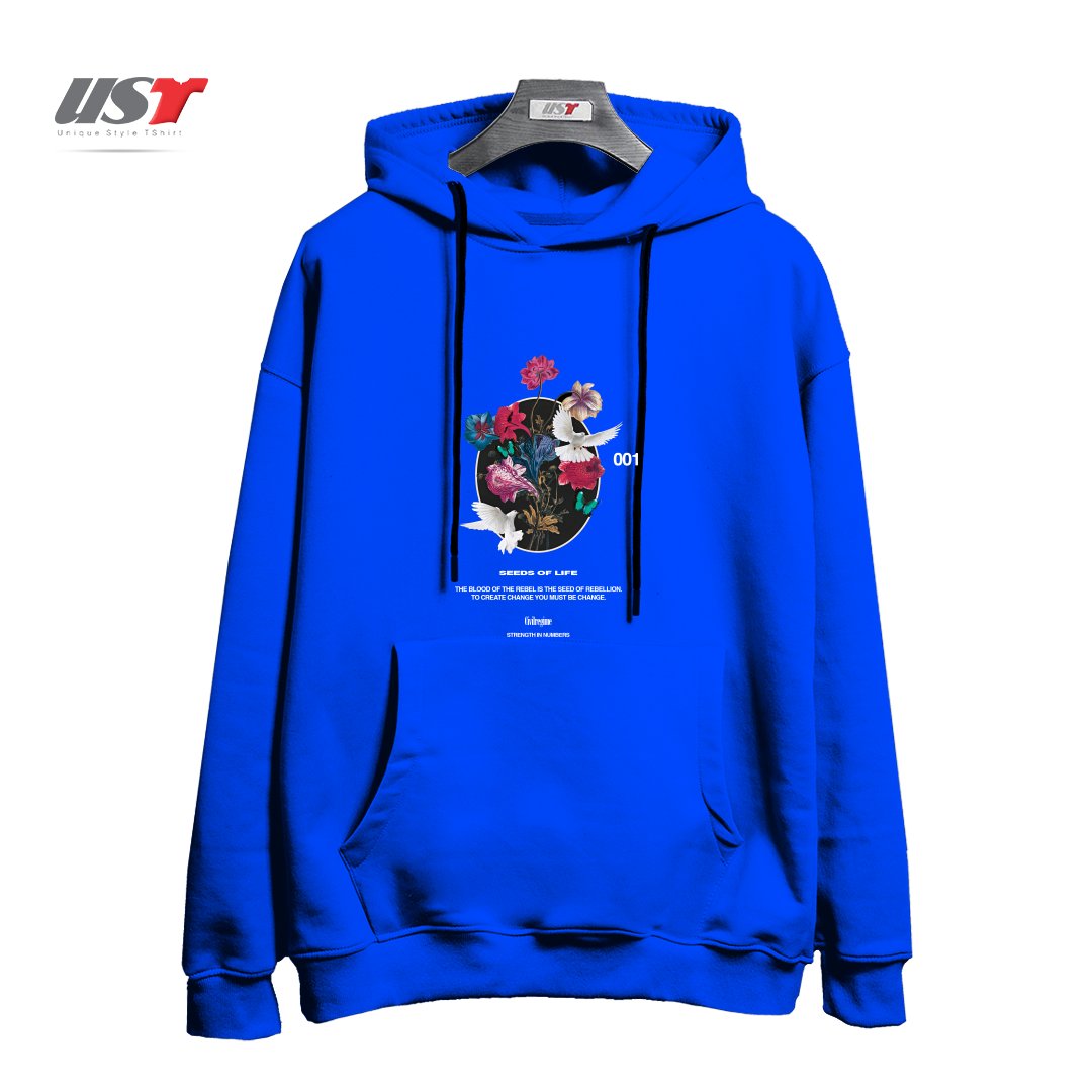 هودی اورسایز طرح LIFE