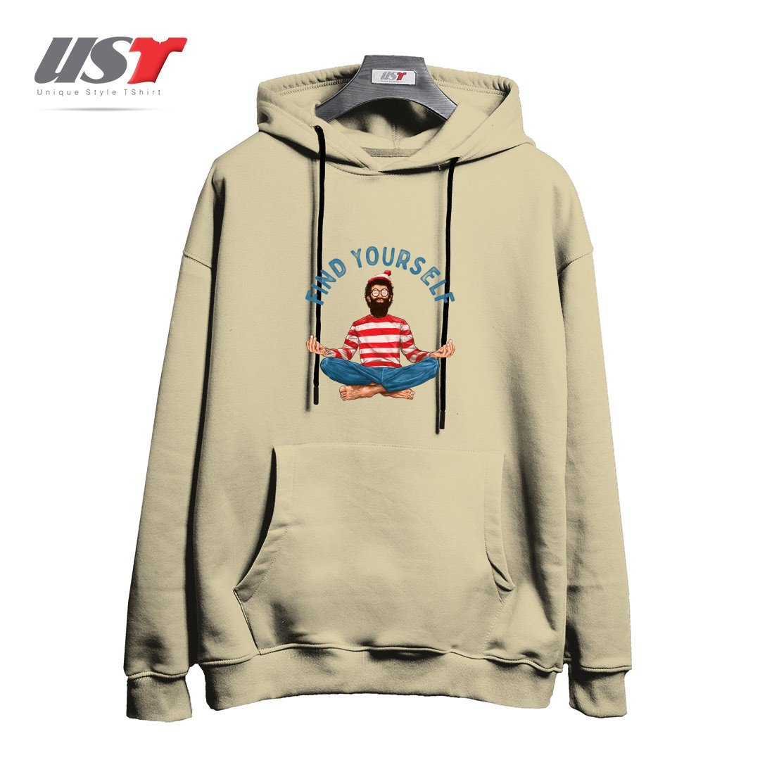 هودی اورسایز طرح FIND YOURSELF