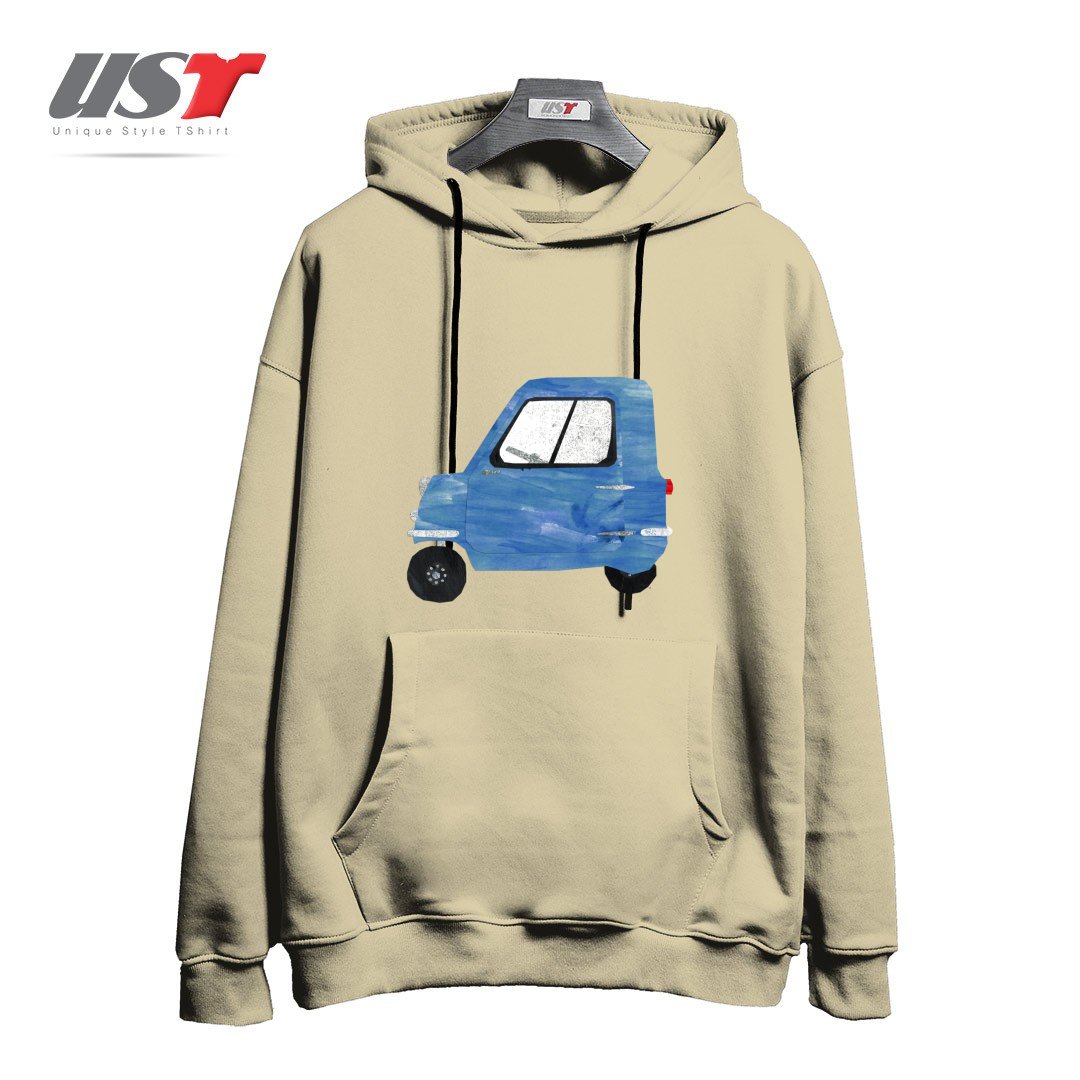 طرح CAR - PEEL P50 هودی اورسایزرنگ نخودی