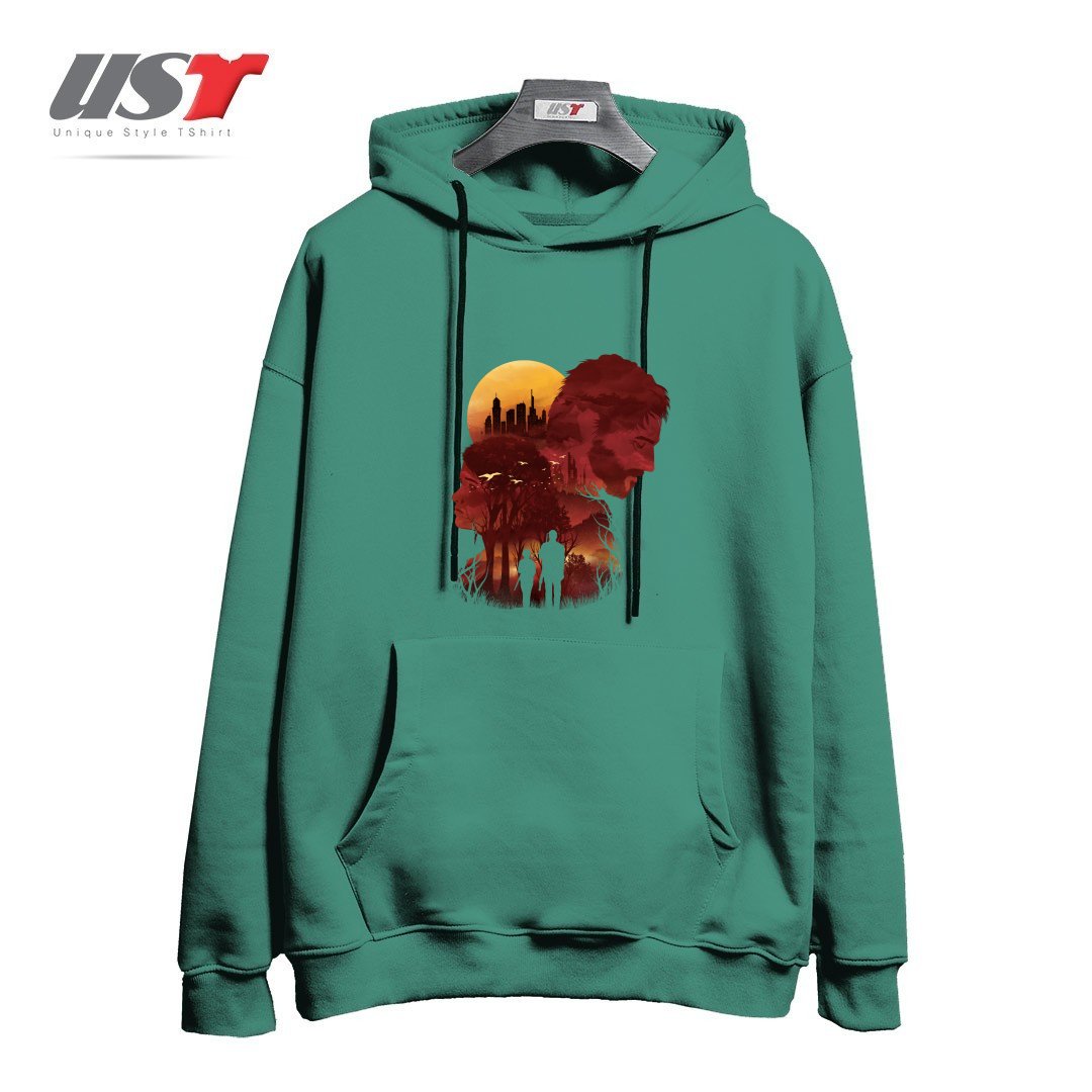 هودی اورسایز طرح THE LAST SUNSET