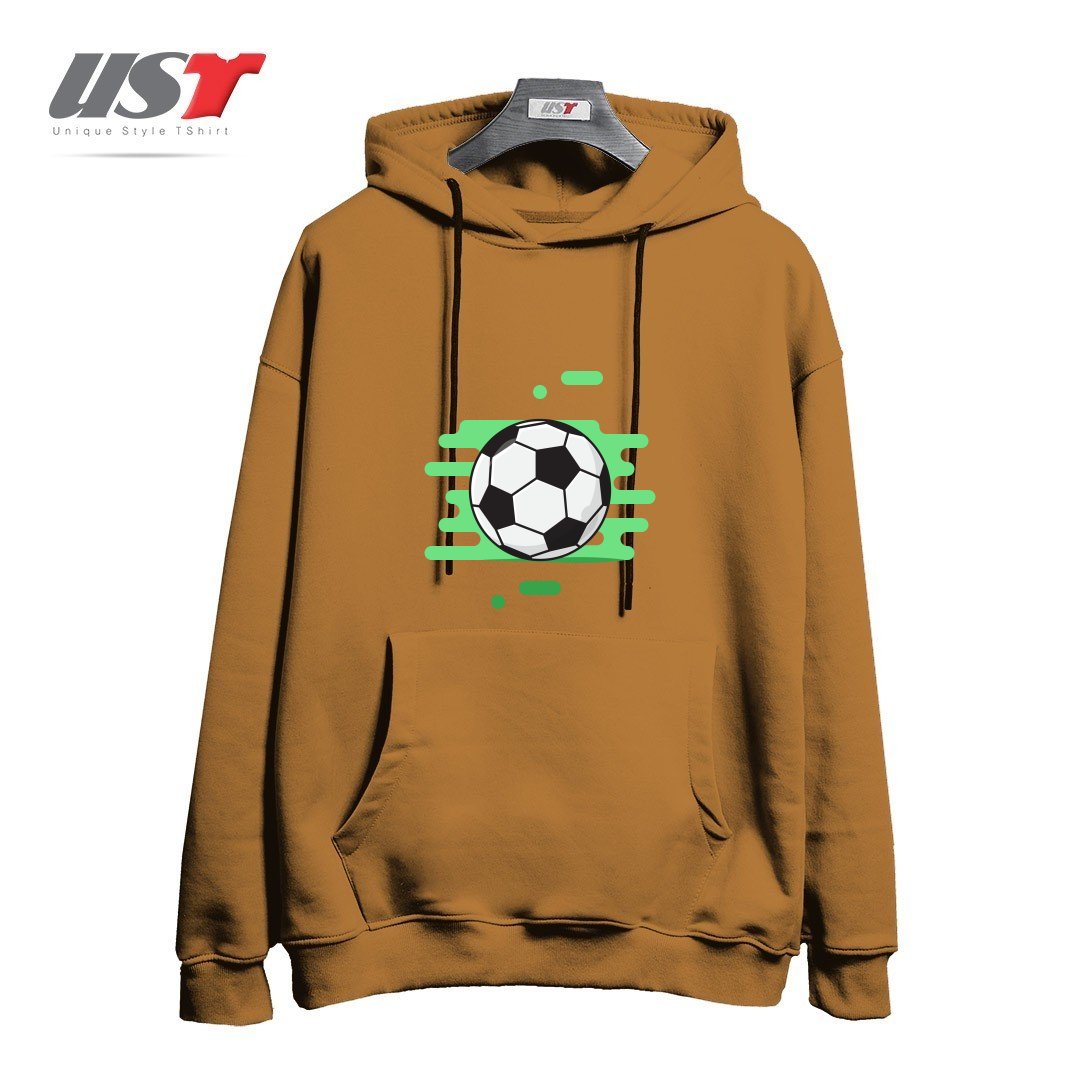 طرح SOCCER (FOOTBALL) BALL2 هودی اورسایزرنگ نسکافه ای