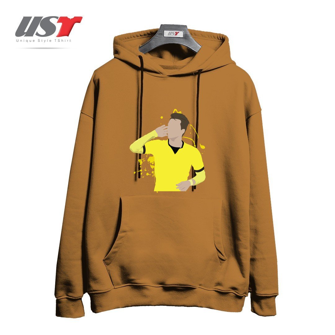 طرح MARCO REUS هودی اورسایزرنگ نسکافه ای