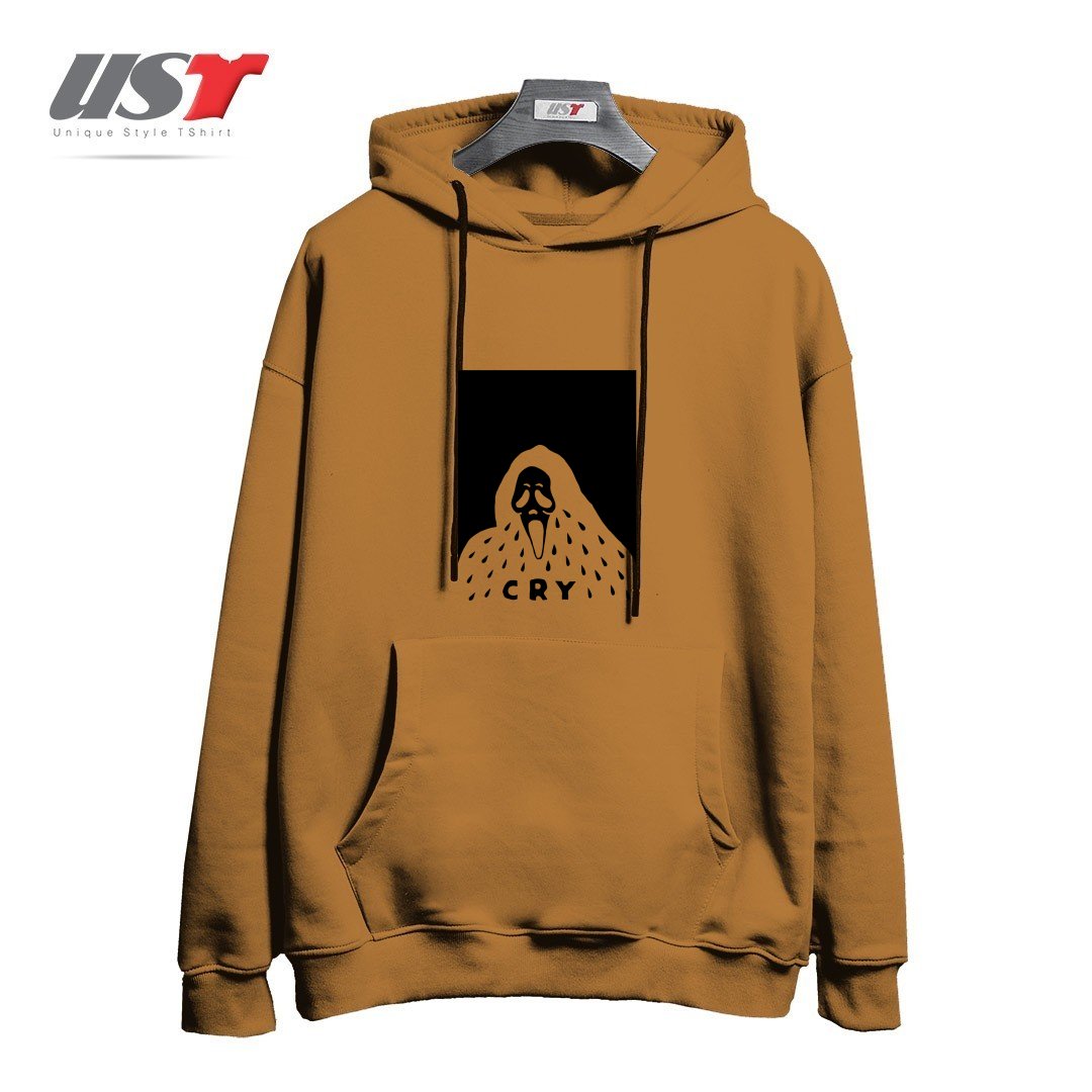 طرح CRY هودی اورسایزرنگ نسکافه ای