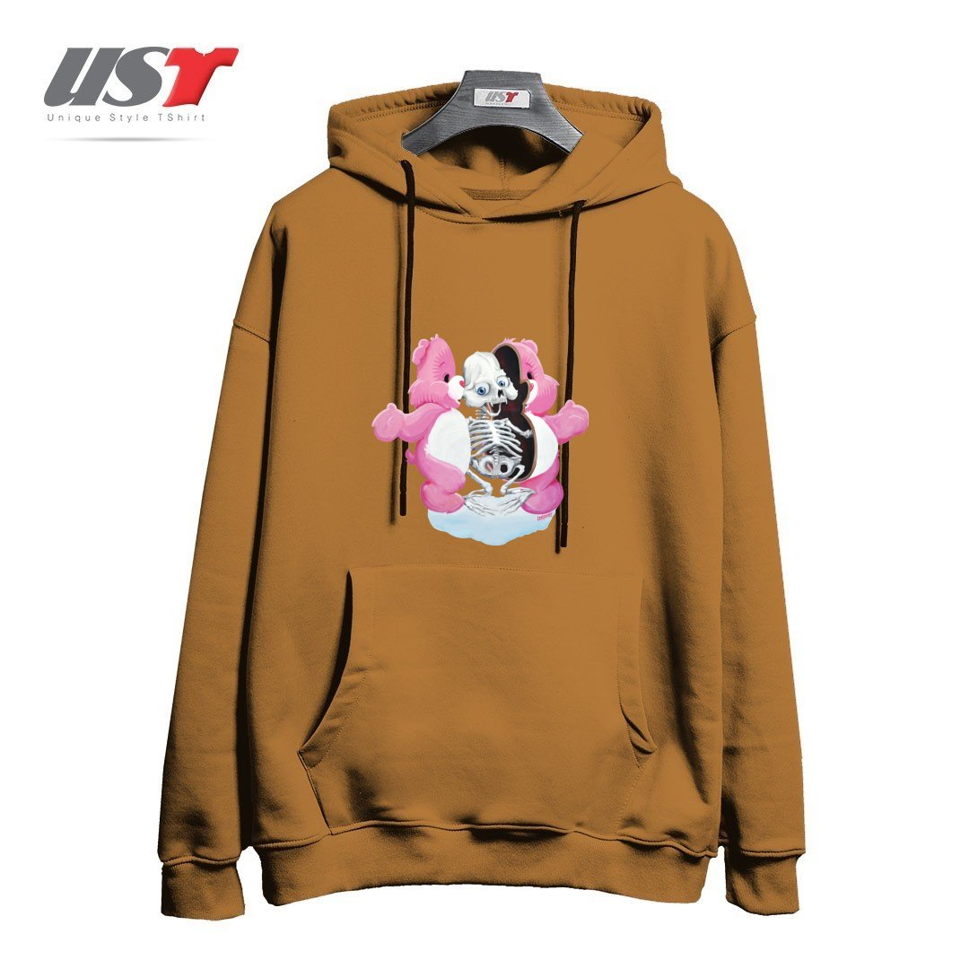 هودی اورسایز طرح PIZZAZILLA X-RAY