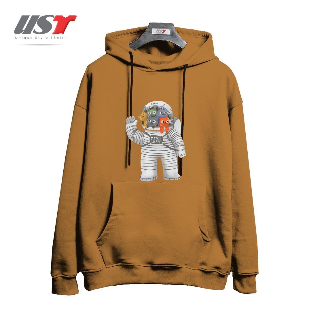 هودی اورسایز طرح CATSTRONAUT