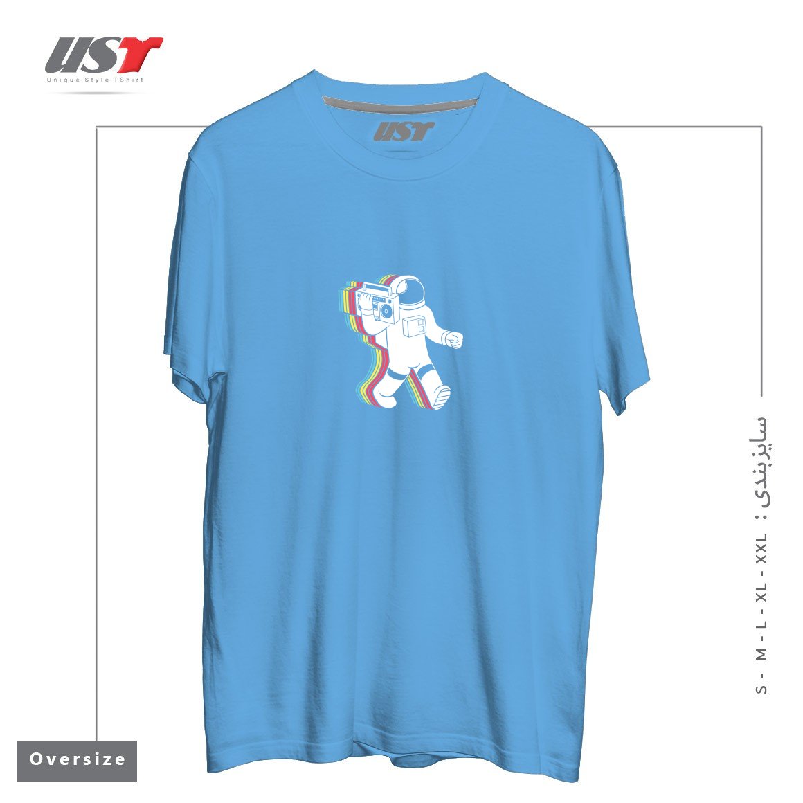 تیشرت اورسایز طرح FUNKALICIOUS45