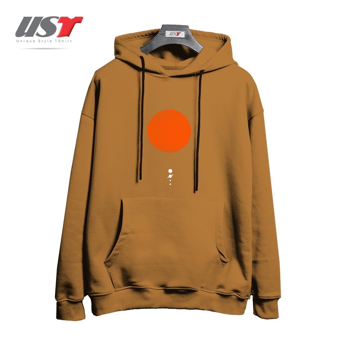 طرح MINIMAL SOLAR SYSTEM هودی اورسایزرنگ نسکافه ای