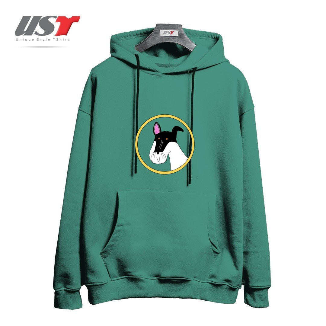 طرح FREDDIE هودی اورسایزرنگ سبز سدری