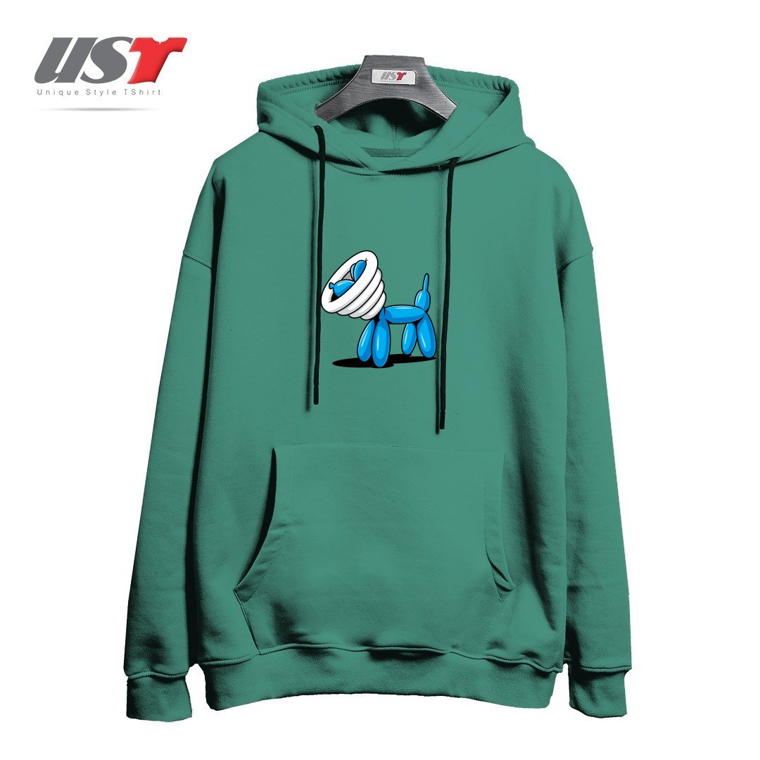 طرح SCRATCHY هودی اورسایزرنگ سبز سدری