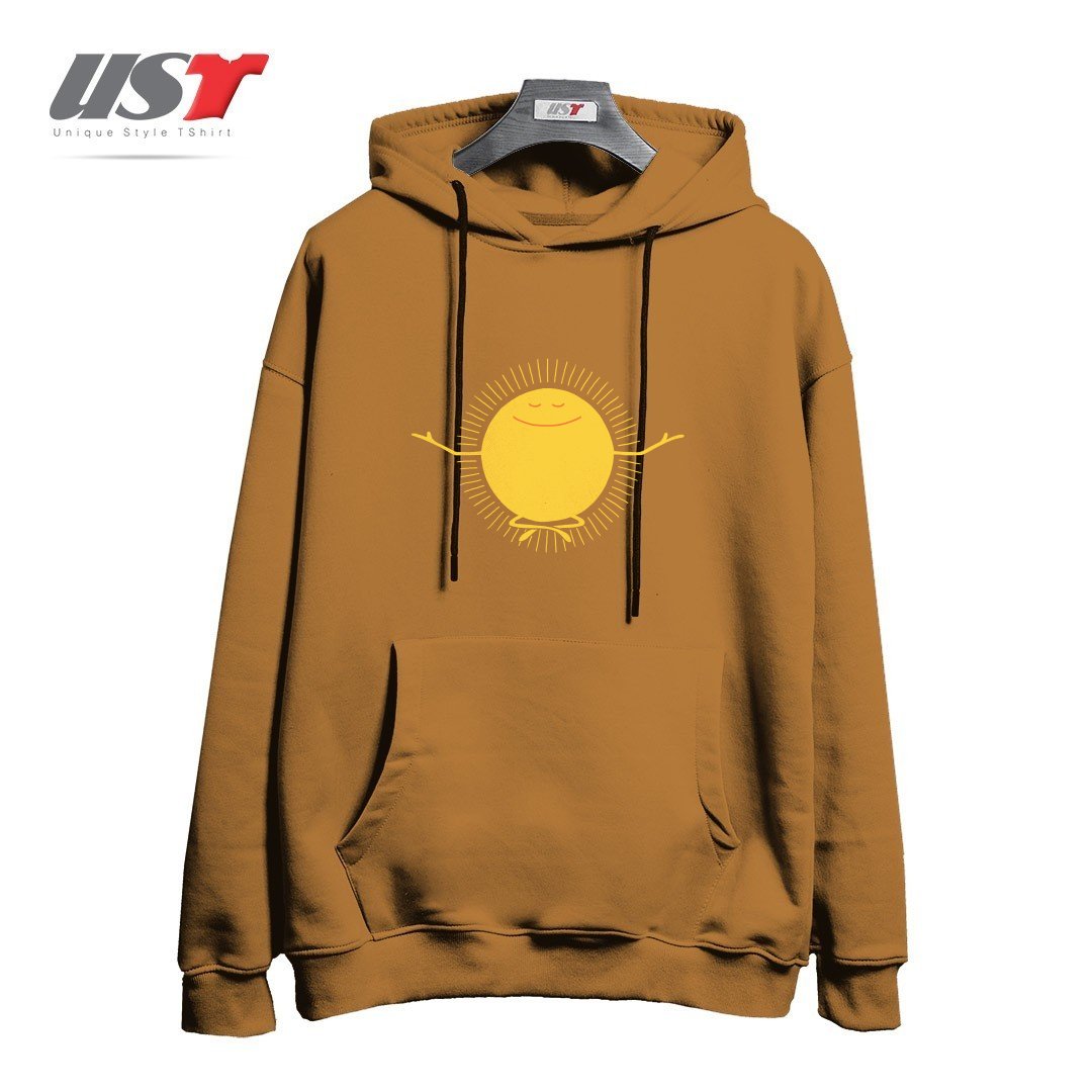 هودی اورسایز طرح SUN WORSHIPPER