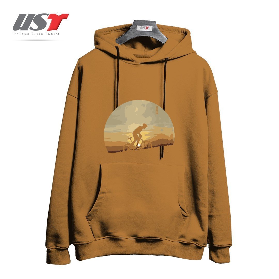 هودی اورسایز طرح FREEDOM BIKE