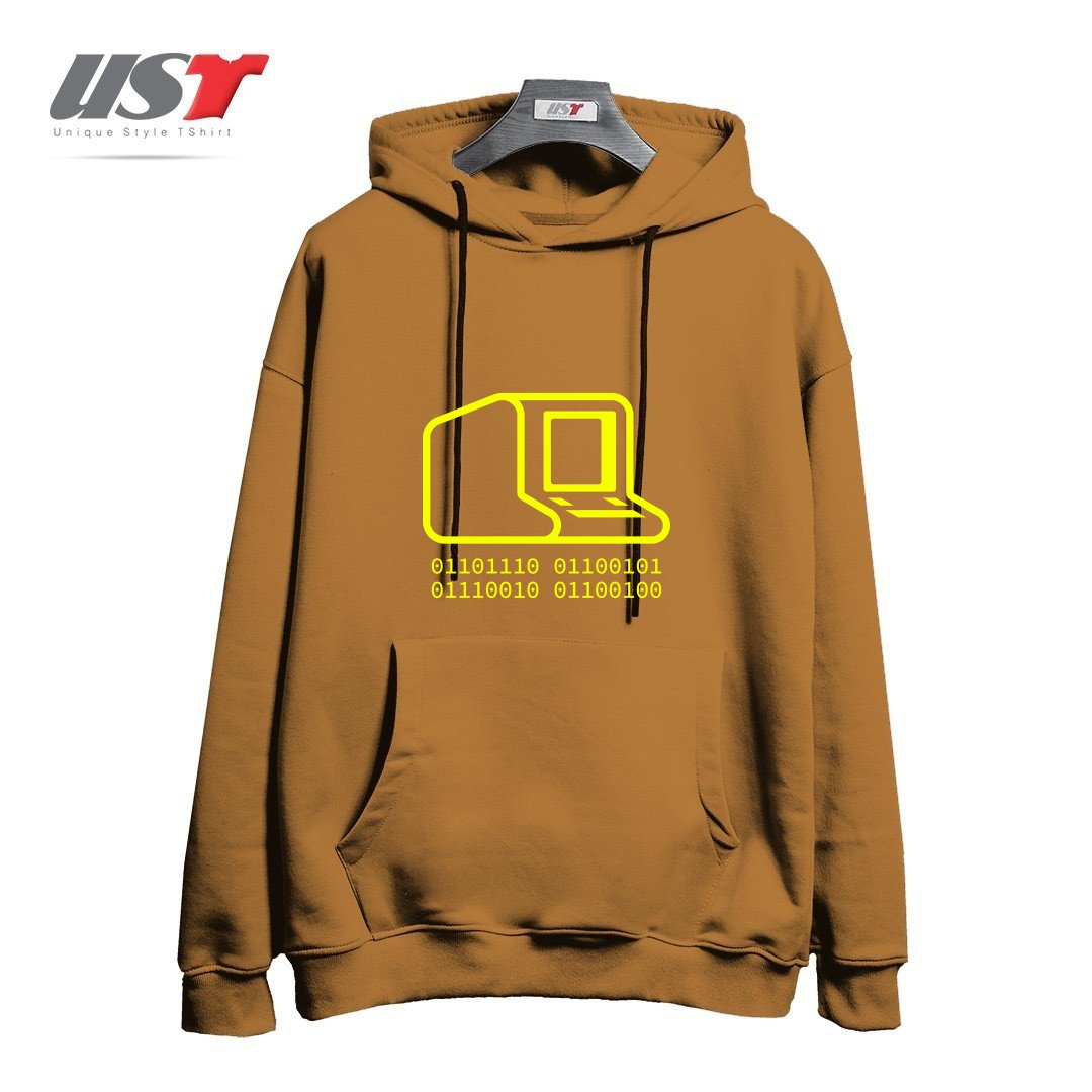 هودی اورسایز طرح ANALOG GEEK5454