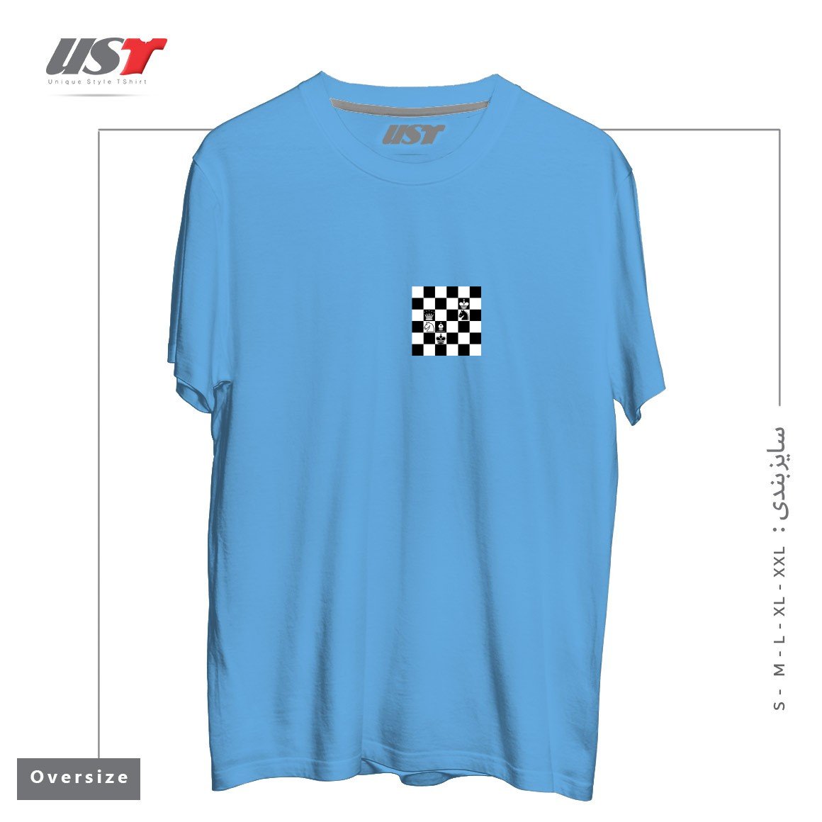 تیشرت اورسایز طرح CHESS NOT DEAD!