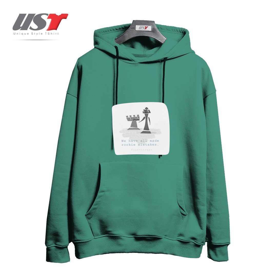 طرح ROOKIE MISTAKE هودی اورسایزرنگ سبز سدری