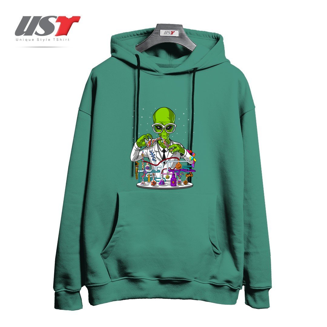 هودی اورسایز طرح CHEMISTRY ALIEN