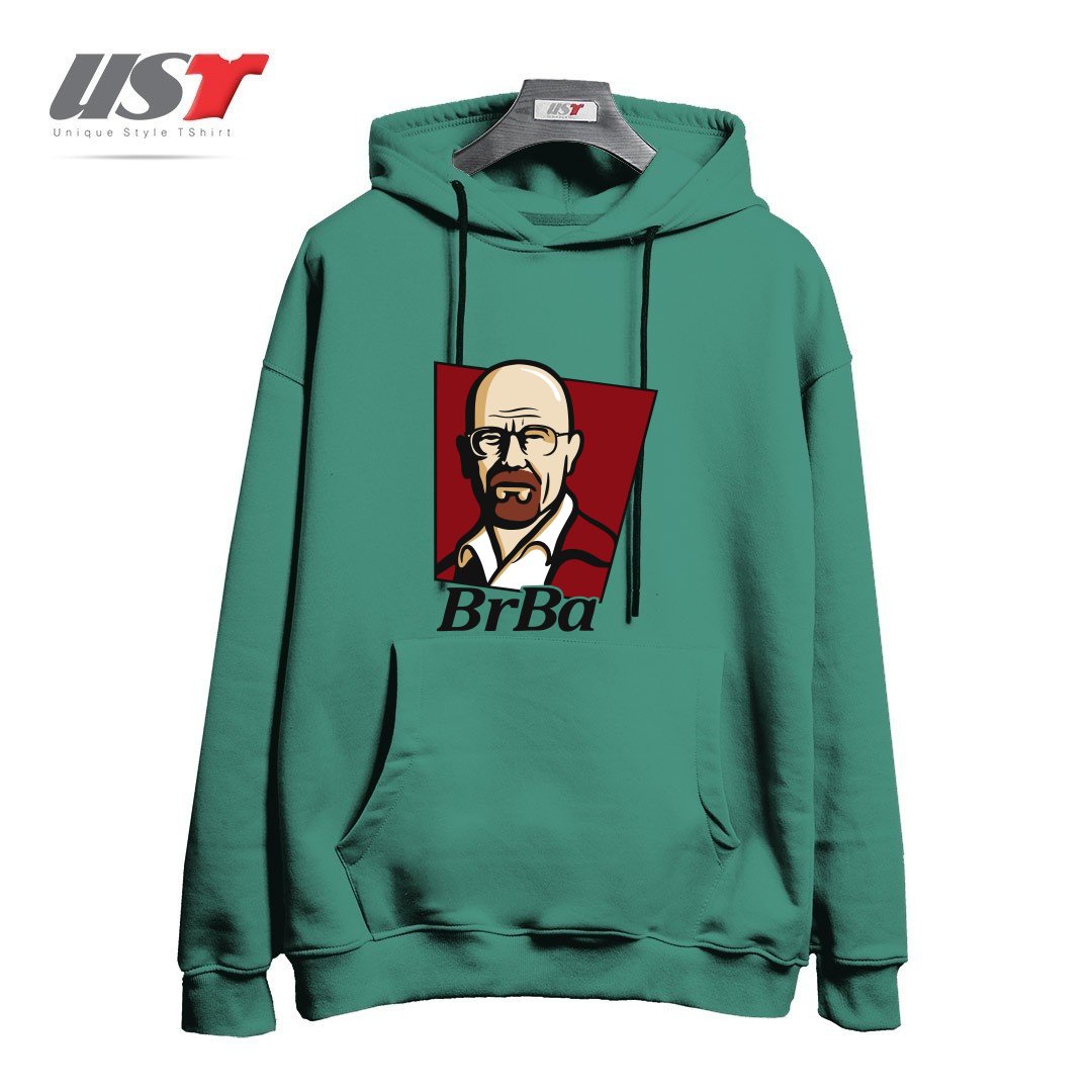 طرح WALTER WHITE BREAKING BAD هودی اورسایزرنگ سبز سدری