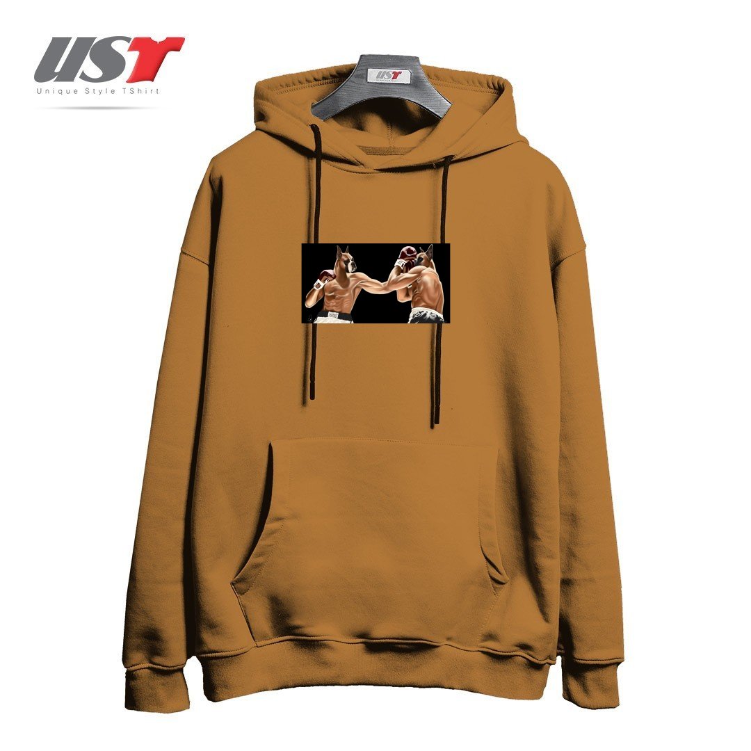 هودی اورسایز طرح BOXER