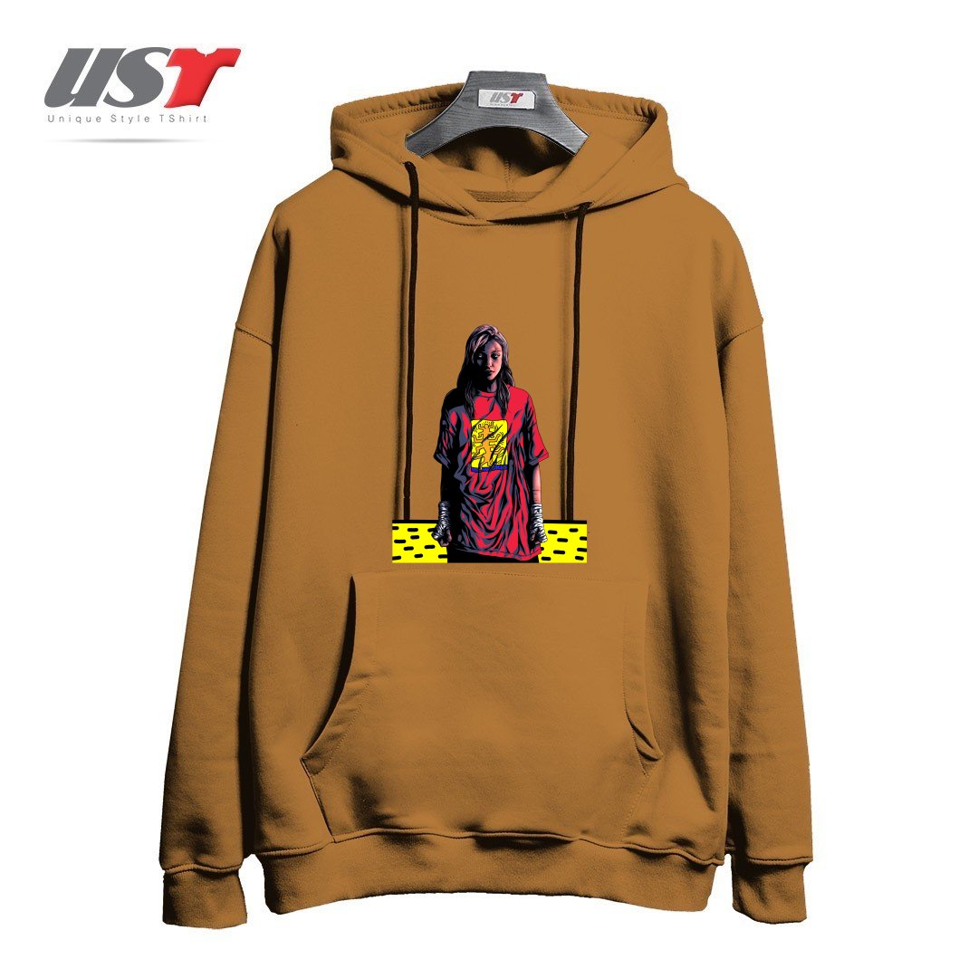 هودی اورسایز طرح KEITH TREE