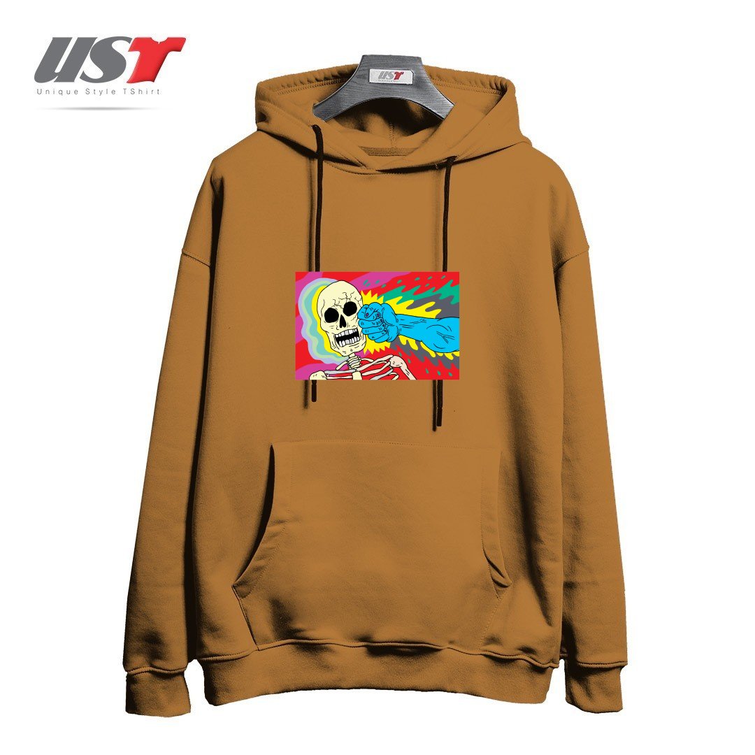 هودی اورسایز طرح PUNCHING DEATH