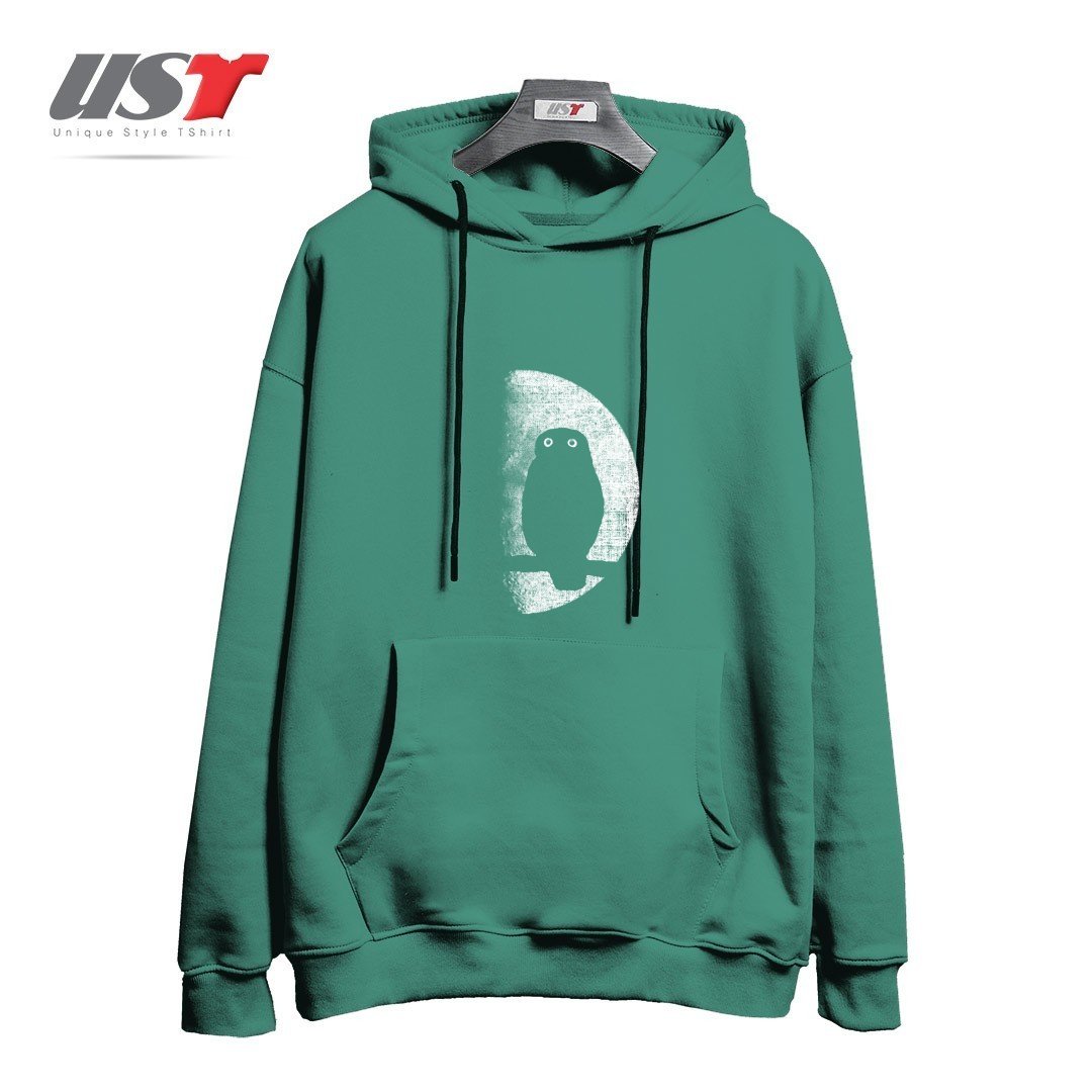 طرح NIGHTWATCHER هودی اورسایزرنگ سبز سدری