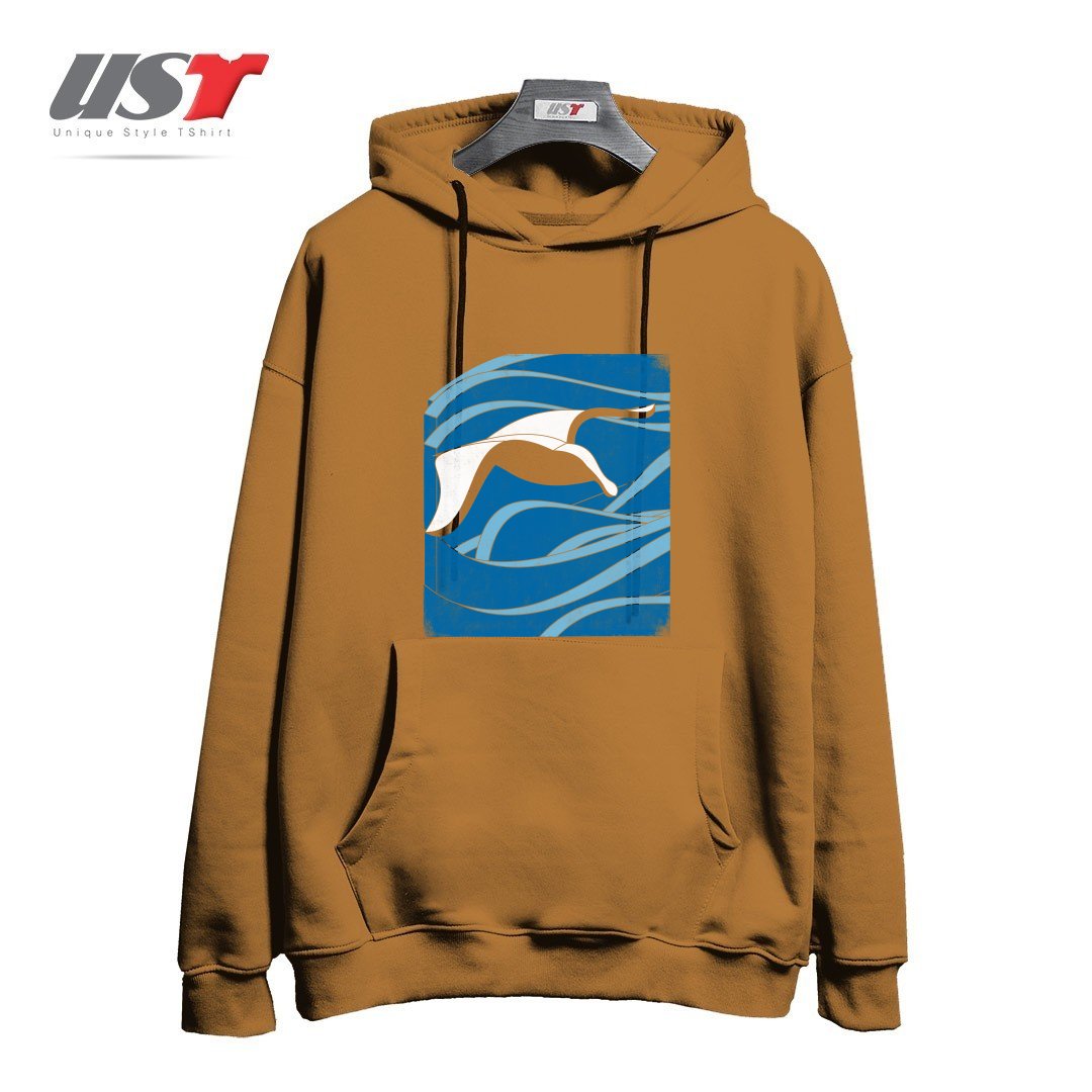 هودی اورسایز طرح ON THE WAVES