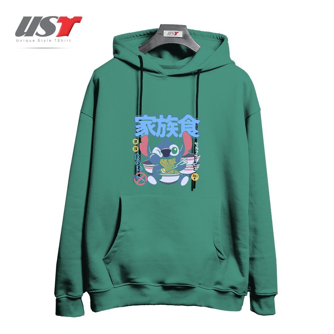 طرح RAMEN 626 هودی اورسایزرنگ سبز سدری