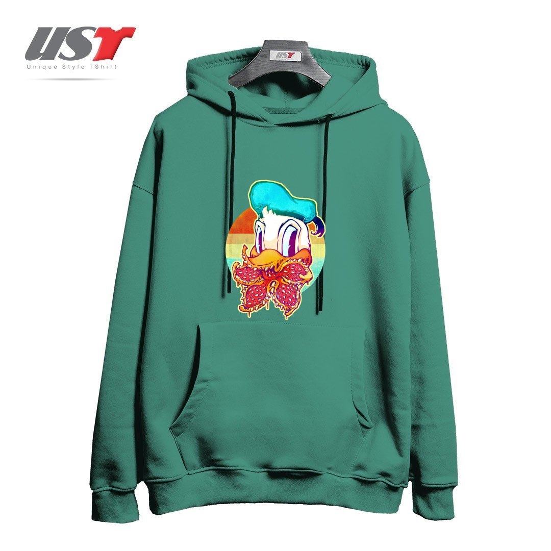 هودی اورسایز طرح UPSIDE DOWN STRANGER DONALD