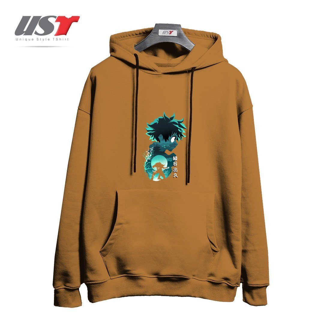 هودی اورسایز طرح ANIME HERO IZUKU