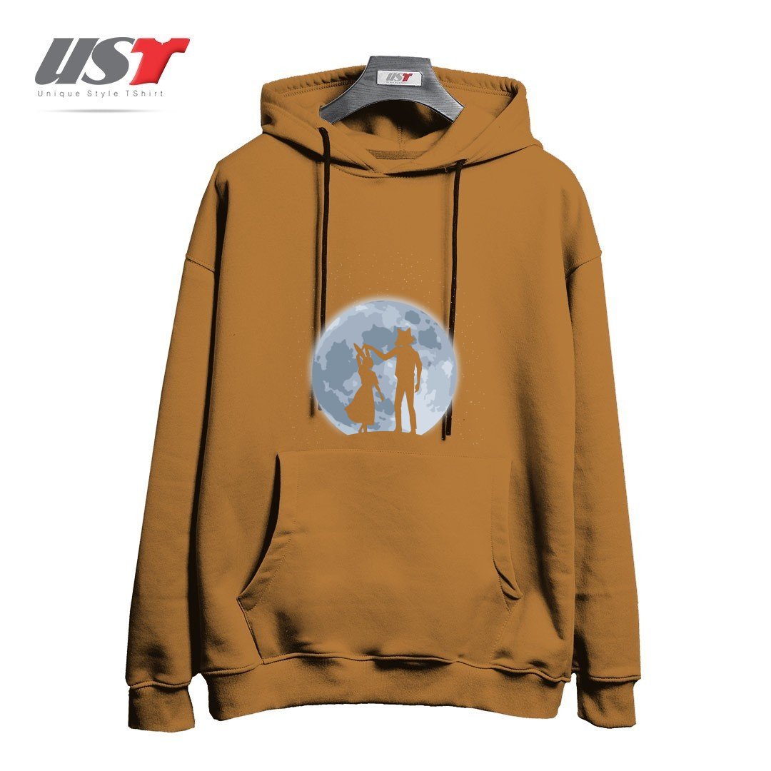 هودی اورسایز طرح Beasts under the moon