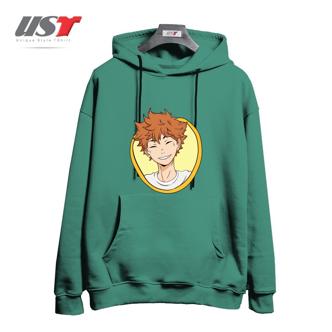 هودی اورسایز طرح HINATA'S CUTE SMILE