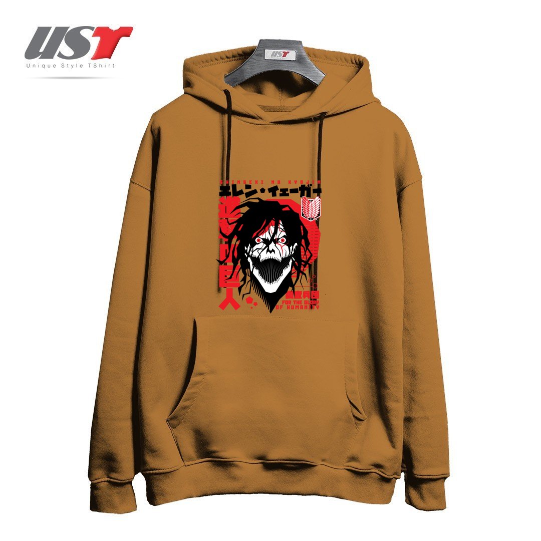 هودی اورسایز طرح titan