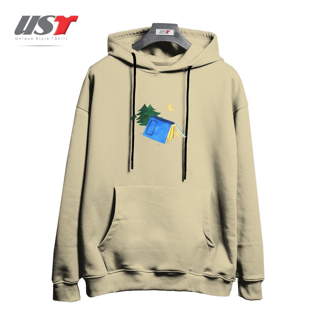 طرح BOOK CAMP هودی اورسایزرنگ نخودی