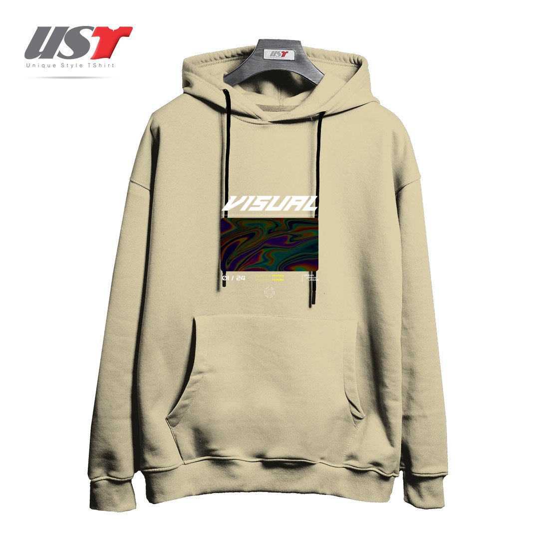 طرح typography 63 هودی اورسایزرنگ نخودی