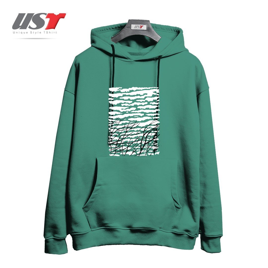 طرح WINDY هودی اورسایزرنگ سبز سدری