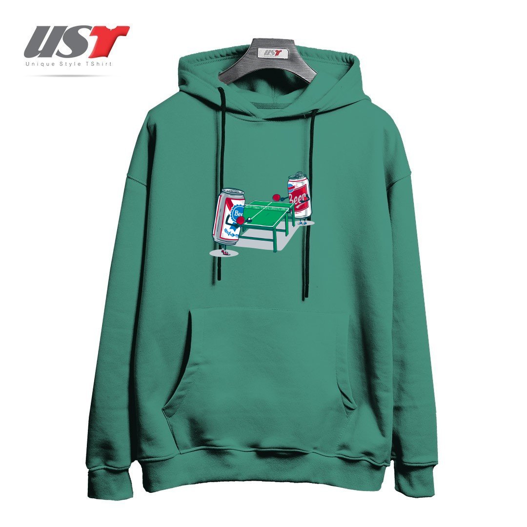هودی اورسایز طرح BEER PONG
