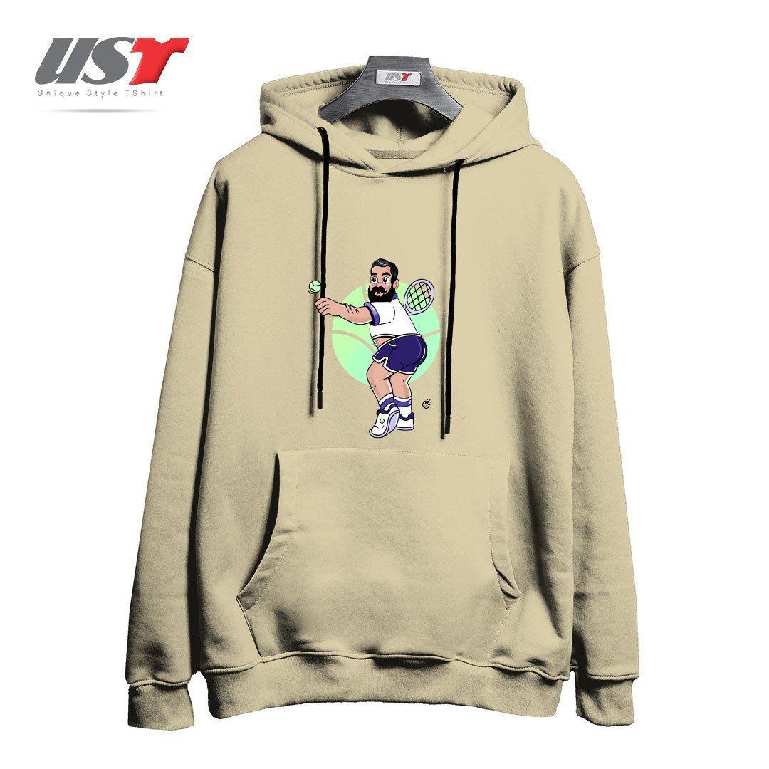 هودی اورسایز طرح RACQUET MAN