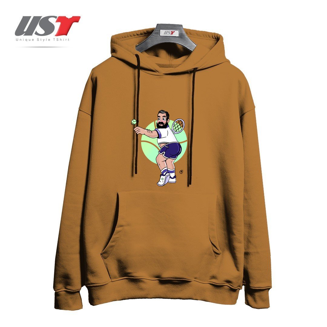 هودی اورسایز طرح RACQUET MAN