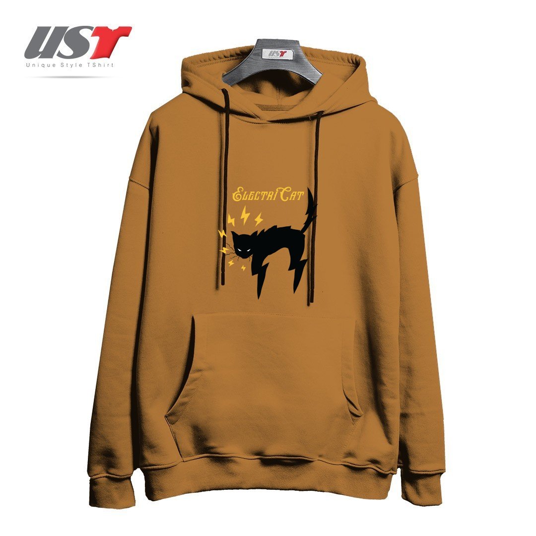 طرح lash-Recovered هودی اورسایزرنگ نسکافه ای