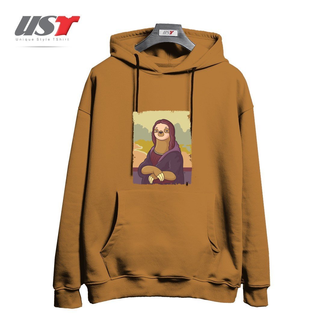 هودی اورسایز طرح LAZY LISA