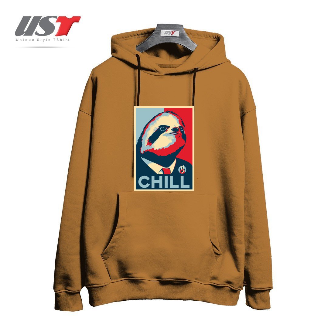 هودی اورسایز طرح SLOTH FOR PRESIDENT