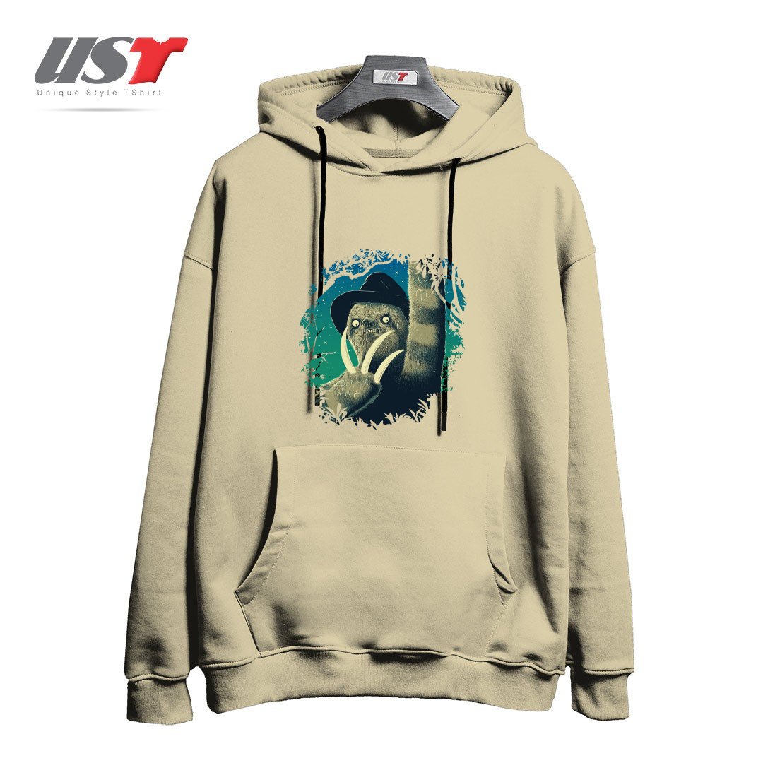 طرح SLOTH FREDDY هودی اورسایزرنگ نخودی