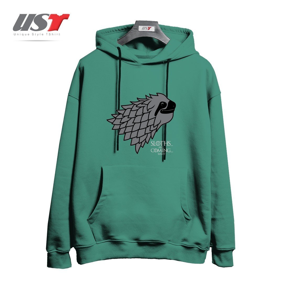 هودی اورسایز طرح SLOTHS ARE COMING!