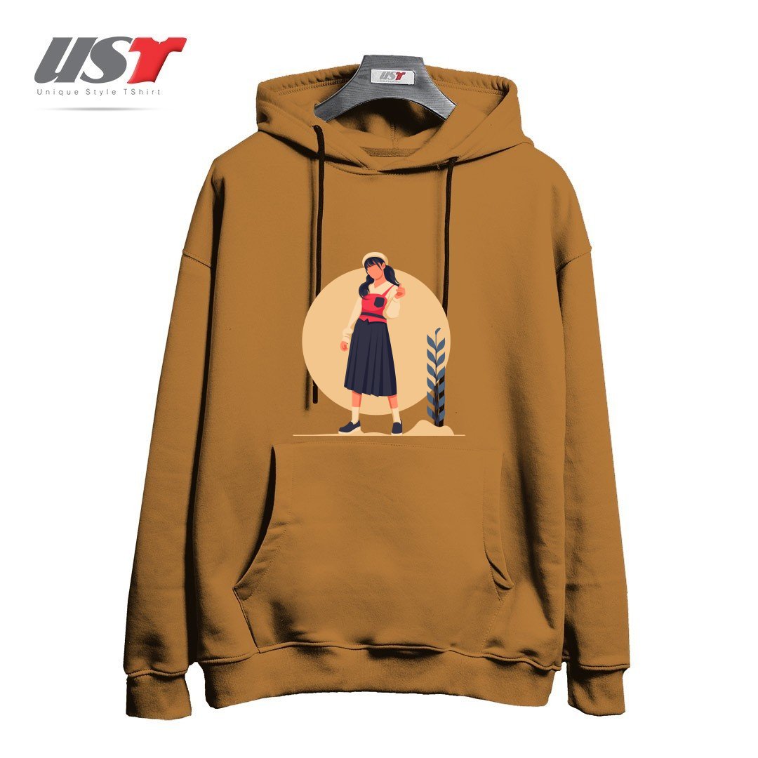 طرح Life Style10 هودی اورسایزرنگ نسکافه ای