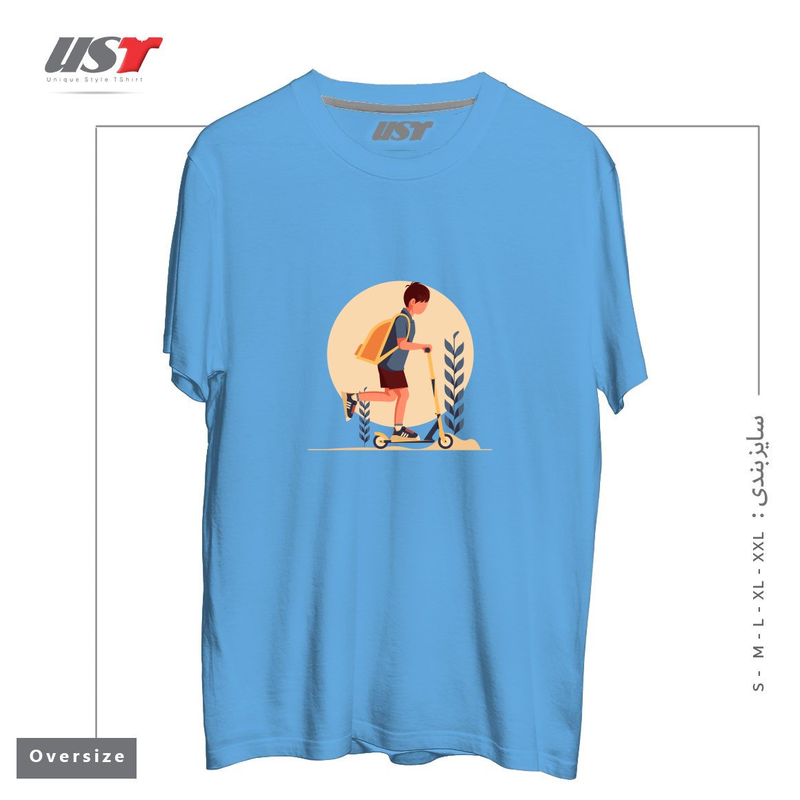 تیشرت اورسایز طرح Life Style34