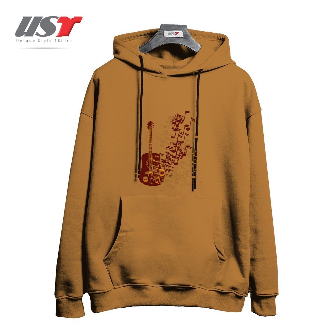 هودی اورسایز طرح GUITAR WITH MUSIC NODE
