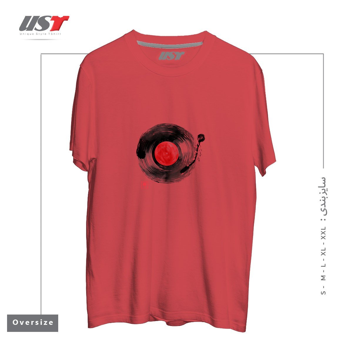 طرح ZEN MUSIC تیشرت اورسایزرنگ ماتیکی