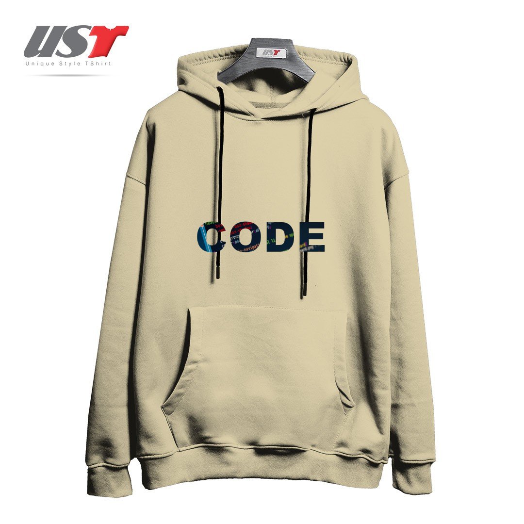 طرح CODE1 هودی اورسایزرنگ نخودی