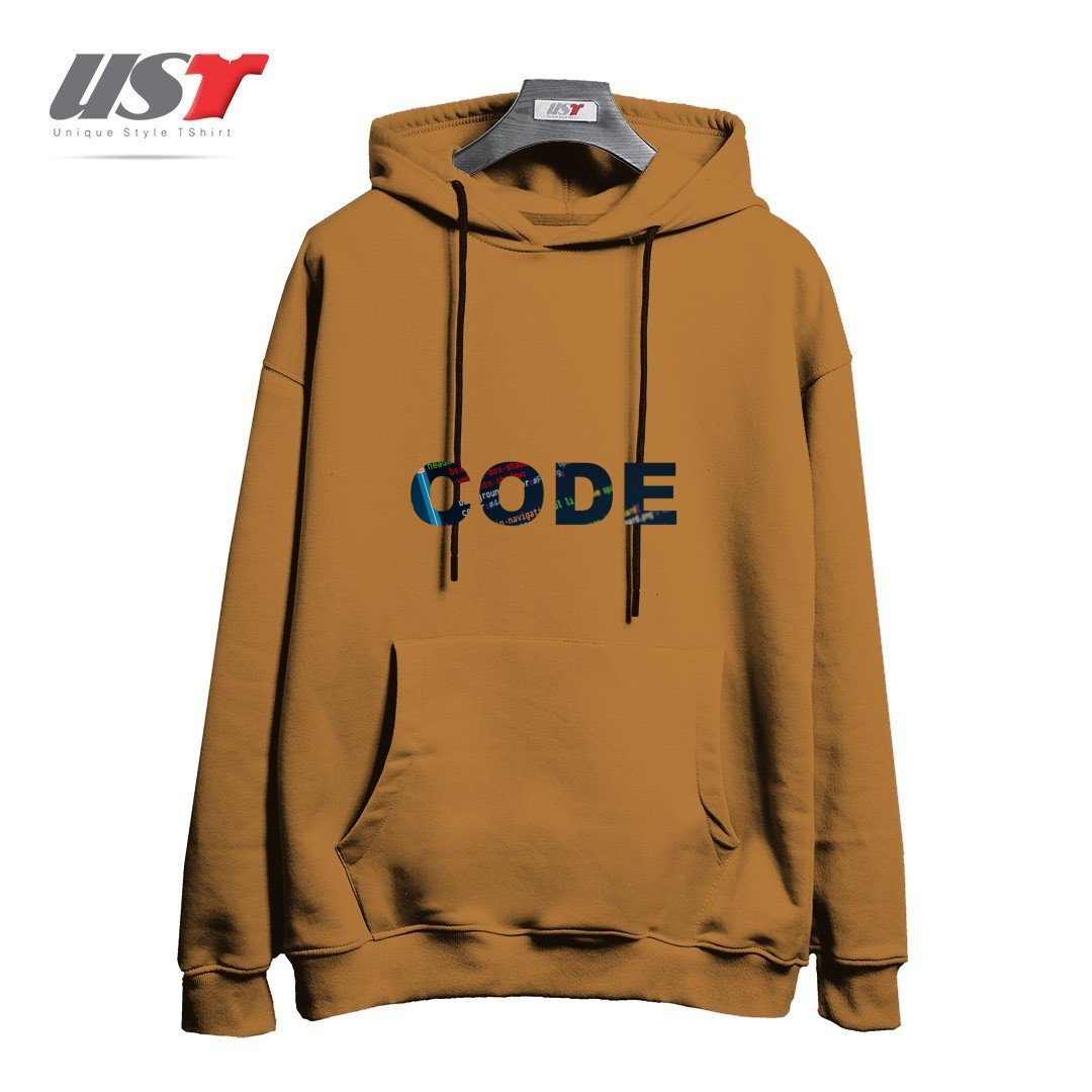 هودی اورسایز طرح CODE1