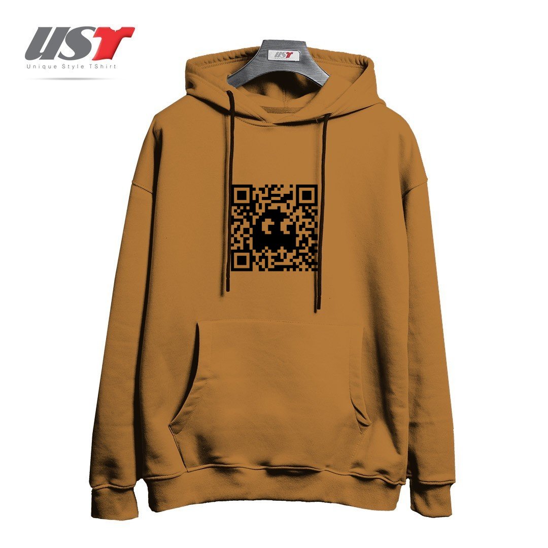 هودی اورسایز طرح QR GHOST