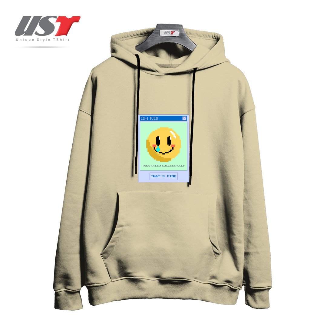 طرح TASK FAILED SUCCESSFULLY - THAT'S FINE هودی اورسایزرنگ نخودی